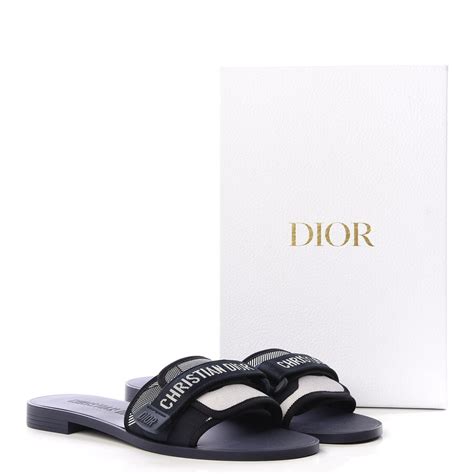 dior blue sandal|christian Dior slides for sale.